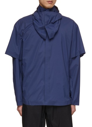 Main View - Click To Enlarge - GOLDWIN - Detachable Sleeve Snap Wind Shirt