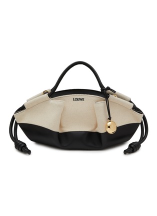 Main View - Click To Enlarge - LOEWE - Small Paseo Canvas Leather Bag