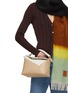 Front View - Click To Enlarge - LOEWE - Small Puzzle Edge Bicolour Leather Bag