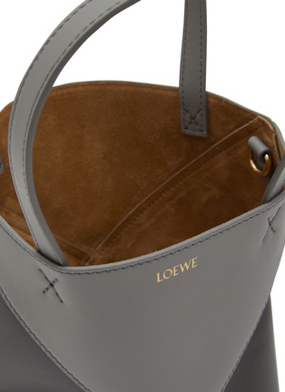 Detail View - Click To Enlarge - LOEWE - Mini Puzzle Fold Bicolour Leather Tote Bag