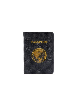 Main View - Click To Enlarge - JUDITH LEIBER - Traveler Passport Holder — Dark Blue