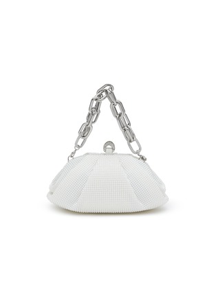 Main View - Click To Enlarge - JUDITH LEIBER - Gemma Fullbead Pearl Clutch Bag