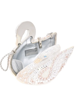 Detail View - Click To Enlarge - JUDITH LEIBER - Swan Viveka Clutch Bag
