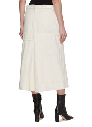 Back View - Click To Enlarge - RE/DONE - Mid Rise Asymmetrical Panel Skirt
