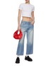 Figure View - Click To Enlarge - RE/DONE - Loose Crop Wide Leg Jeans