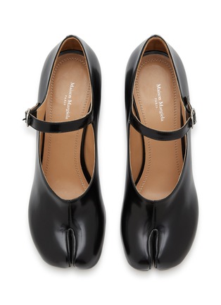 Detail View - Click To Enlarge - MAISON MARGIELA - Tabi 60 Leather Mary Jane Pumps