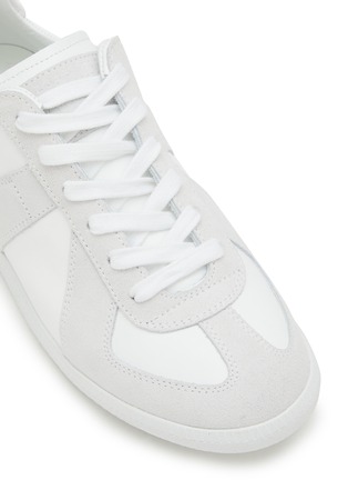 Replica leather and suede sneakers in white - Maison Margiela