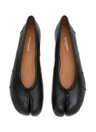 Detail View - Click To Enlarge - MAISON MARGIELA - Tabi New Leather Ballerina Flats