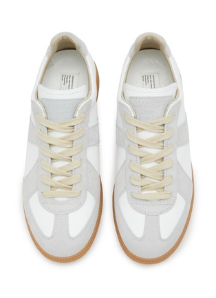 Detail View - Click To Enlarge - MAISON MARGIELA - Replica Leather Suede Sneakers