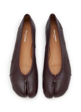 Detail View - Click To Enlarge - MAISON MARGIELA - Tabi New Leather Ballerina Flats