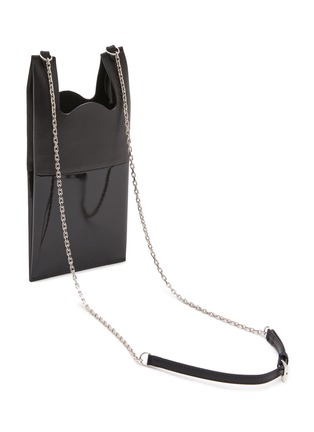Detail View - Click To Enlarge - MAISON MARGIELA - Leather Phone Neck Pouch