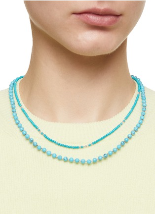 Figure View - Click To Enlarge - NUMBERING - Turquoise Necklace
