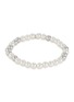 Main View - Click To Enlarge - NUMBERING - Crystal Pearl Plated Brass Bracelet