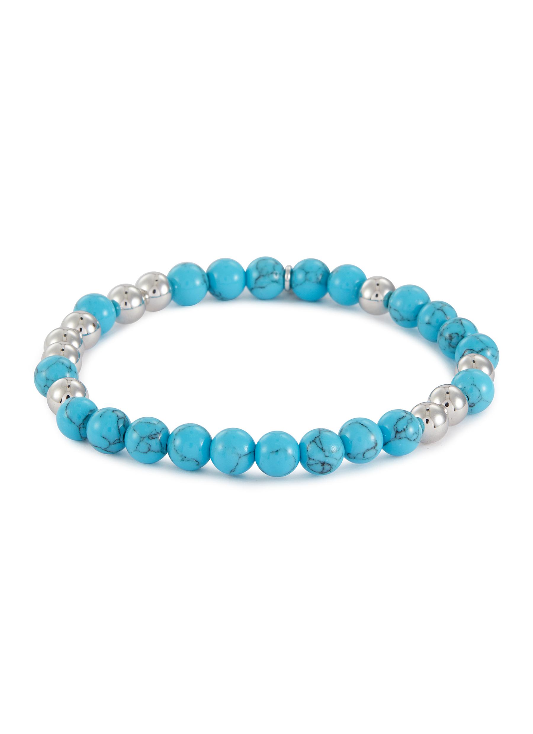 Turquoise Plated Brass Bracelet