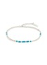 Main View - Click To Enlarge - NUMBERING - Turquoise Sterling Silver Bracelet