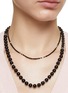Figure View - Click To Enlarge - NUMBERING - Onyx Plated Sterling Silver Necklace