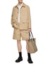 Figure View - Click To Enlarge - VALENTINO GARAVANI - Toile Iconographic Cotton Blend Jacket