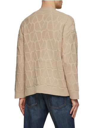 Back View - Click To Enlarge - VALENTINO GARAVANI - Iconograph Cardigan