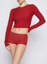 Figure View - Click To Enlarge - SKIMS - Soft Lounge Long Sleeve Crop Top