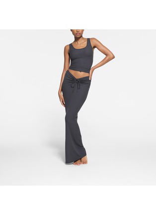 Detail View - Click To Enlarge - SKIMS - Soft Lounge Ruched Long Skirt