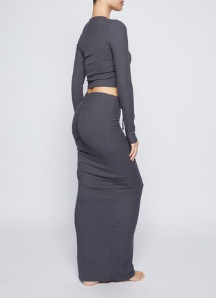 Back View - Click To Enlarge - SKIMS - Soft Lounge Ruched Long Skirt