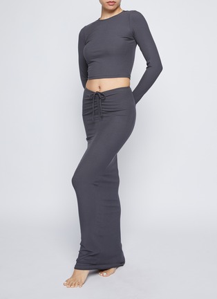 Figure View - Click To Enlarge - SKIMS - Soft Lounge Long Sleeve Crop Top