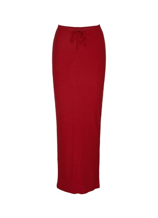Main View - Click To Enlarge - SKIMS - Soft Lounge Ruched Long Skirt