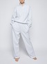 Figure View - Click To Enlarge - SKIMS - Cotton Fleece Classic Straight Leg Pants