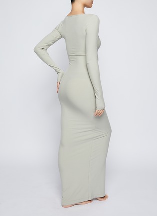 Back View - Click To Enlarge - SKIMS - Soft Lounge Long Sleeve Dress