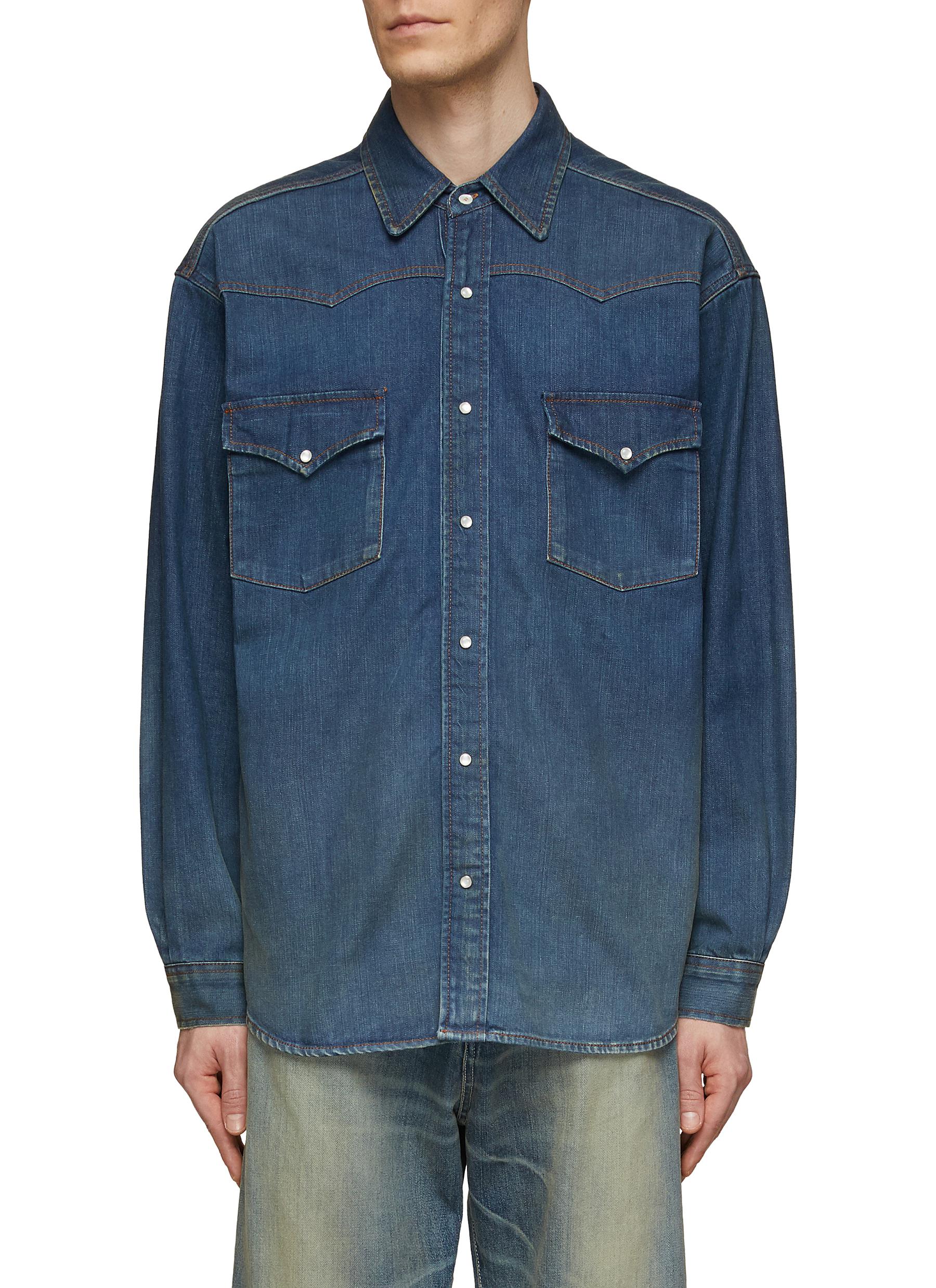 MAISON MARGIELA WESTERN DENIM SHIRT