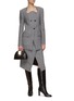 Figure View - Click To Enlarge - RECTO - Curved Neck Glen Check Jacket