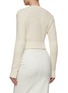 Back View - Click To Enlarge - RECTO - Chunky Knit Cropped Cardigan