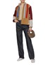 Figure View - Click To Enlarge - LILYEVE - Stand Collar Open Front Cotton Towelling Jacket
