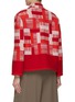 Back View - Click To Enlarge - LILYEVE - Stand Collar Open Front Cotton Towelling Jacket