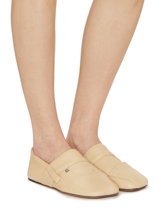 Figure View - Click To Enlarge - LOEWE - Toy Leather Flat Slippers