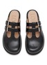 Detail View - Click To Enlarge - LOEWE - Campo Leather Mary Jane Mules