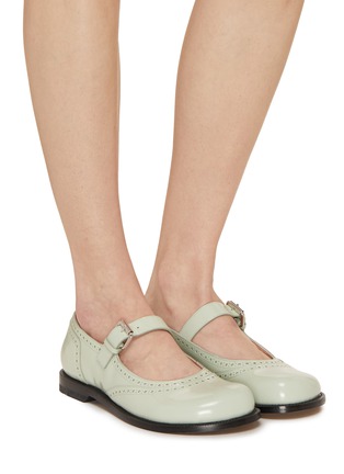 Figure View - Click To Enlarge - LOEWE - Campo Leather Mary Jane Flats