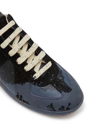 Detail View - Click To Enlarge - MAISON MARGIELA - Paint Replica Leather Sneakers