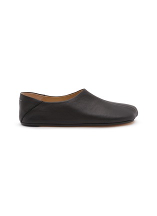 Main View - Click To Enlarge - MM6 MAISON MARGIELA - Leather Slip On Shoes