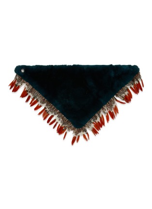 Detail View - Click To Enlarge - LANE'S - Swann Rex Rabbit Fur Scarf