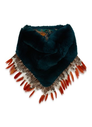 Main View - Click To Enlarge - LANE'S - Swann Rex Rabbit Fur Scarf
