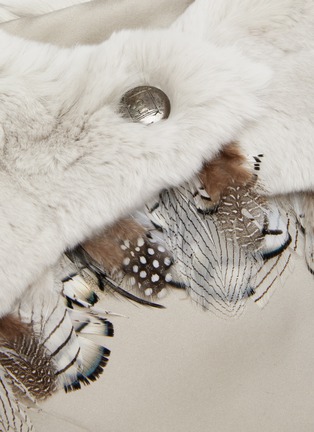 Detail View - Click To Enlarge - LANE'S - Swann Rex Rabbit Fur Scarf