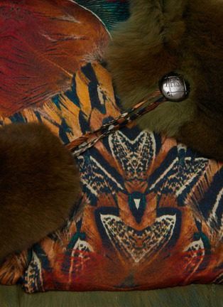 Detail View - Click To Enlarge - LANE'S - Swann Orylag Fur Scarf