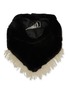 Main View - Click To Enlarge - LANE'S - Swann Pearl Detailing Rex Rabbit Fur Scarf