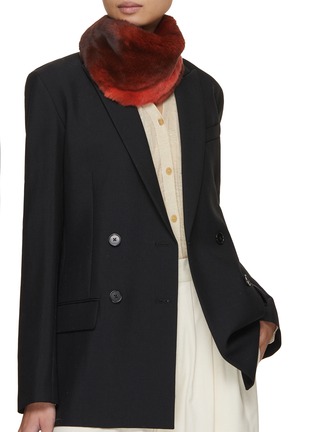 Figure View - Click To Enlarge - LANE'S - Swann Orylag Rabbit Fur Scarf