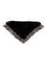 Detail View - Click To Enlarge - LANE'S - Gun Metal Beads Swann Rex Rabbit Fur Scarf