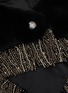  - LANE'S - Gun Metal Beads Swann Rex Rabbit Fur Scarf