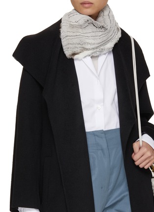 Figure View - Click To Enlarge - LANE'S - Swann Orylag Rabbit Fur Scarf