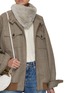Figure View - Click To Enlarge - LANE'S - Swann Orylag Rabbit Fur Scarf