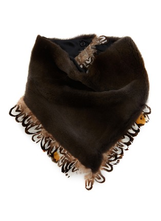 Main View - Click To Enlarge - LANE'S - Swann Mink Fur Scarf
